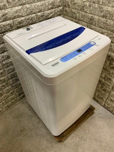 【美品】大阪送料無料★3か月保障付き★洗濯機★2019年★ヤマダ★5.0kg★YWM-T50G1★S-970