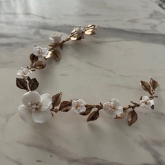 ヘアアクセサリー　ヘアドレス　結婚式　ウェディング　花嫁