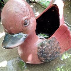 アヒルの鉢カバー　大