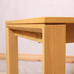 karimoku(カリモク家具)のSS4438 ユーティリティ オーク材 パーソナルデスクです。スッキリとしたスマートなデザインはリビングなどの事務机や学習机におススメです♪在宅ワーク用に！の画像