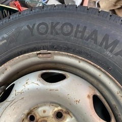 【美品】バン用 冬タイヤ ホイール付き アイスガード 175/8...