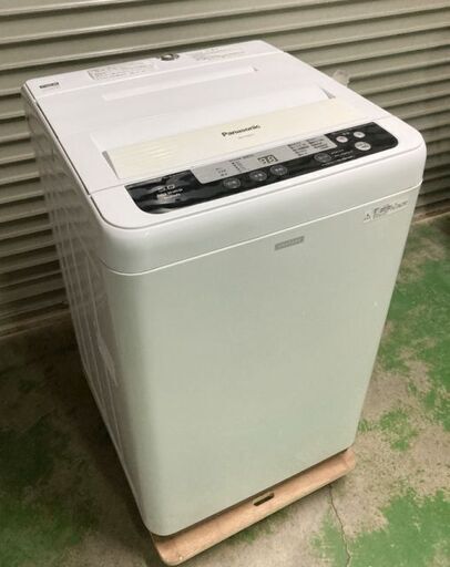 ★淀川区内配送無料★パナソニック 全自動洗濯機 洗濯5.0kg 　ホワイト　2014年製