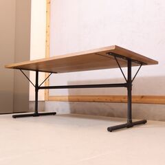 CRASH GATE(クラッシュゲート)/ノットアンティークスのFRAG(フラッグ) オーク材 LDテーブルです。ブルックリンスタイルなど男前インテリアにおススメのダイニングテーブル♪の画像