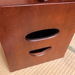 化粧品入れ 鏡餅付き　家具 収納家具 キャビネットの画像