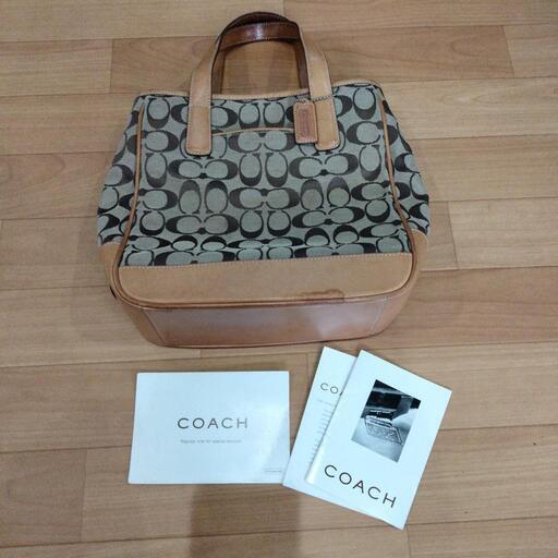 COACH　シグネチャー　ハンドバッグ