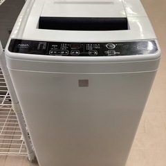 美原店　洗濯機　AQUA 5．0kg全自動洗濯機 keyword キーワードブラック AQW-S5E3 家電 生活家電 洗濯機