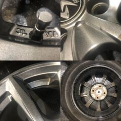 【BS BLIZZAK VRX2 155/65R14】スタッドレス【Billet star Japan Strategy 14インチ 4.5J4HPCD100+45】21年製 N-BOX MRワゴン等　(KTN097)の画像