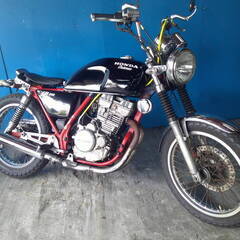 HONDA GB250クラブマン-4 黒/赤  自賠責で乗れます...