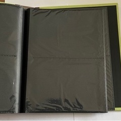 ポストカード 緑 アルバム 葉書 ホルダー 写真 フォルダー はがき greenの画像