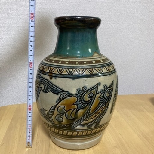 やちむん　壺　高台「智」サインあり　※取引中