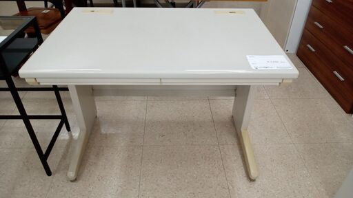 ★ジモティ割あり★  事務机 グレー H70×D70×W100 クリーニング済み TJ7085