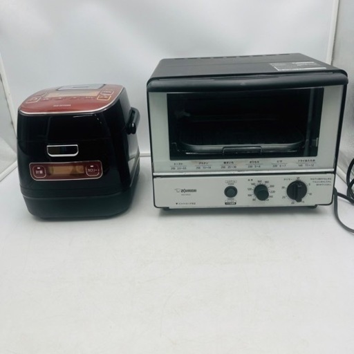 【‼️キッチングッズセット‼️】IH炊飯器オーブントースターセット