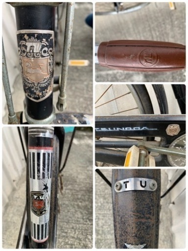 昭和レトロ　ツノダ自転車　ツノダエース　TU号 