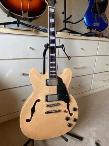 エレキギター セミアコースティックギター良品良音美品grote検索gibson epiphone ESー335タイプ楽器 弦楽器、ギター