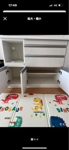 食器棚美品    1ヶ月のみ使用