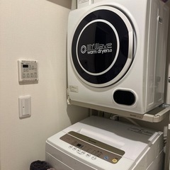 4点全て引き取り(乾燥機、洗濯機、ラック、ソファ)