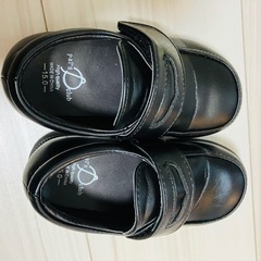 キッズ　革靴(風)  15cmの画像