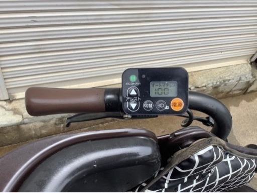 424  パナソニック最新機種電動アシスト自転車gyutto20インチブラウンボディー