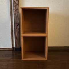 ボックス型収納棚×2