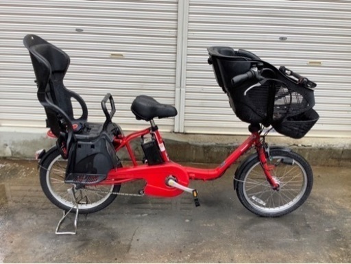 426 パナソニック最新機種電動アシスト自転車gyutto20インチレッドボディー