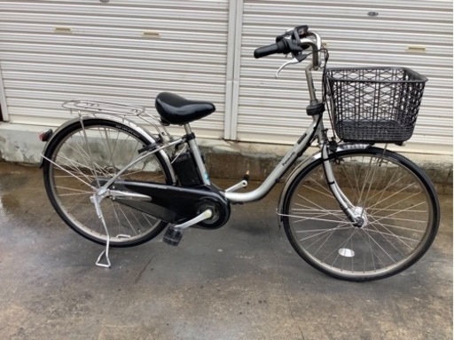 429  パナソニック最新機種電動アシスト自転車vivi 26インチシルバーボディー