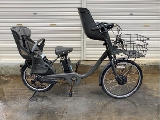 433  ブリヂストン最新機種電動アシスト自転車ビッケ24-20インチグレーアルミボディー
