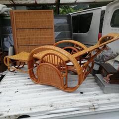 値下げラタンソファー折りたたみ 流さ175cmの画像