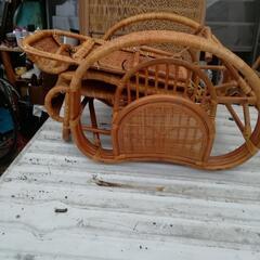 値下げラタンソファー折りたたみ 流さ175cmの画像