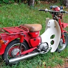 北海道札幌　郵政カブ　MD50-P型 94-9モデル　　50cc 12Vキャブ3速　ベース等に　当時物　オリジナルペイントの画像