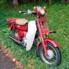 北海道札幌　郵政カブ　MD50-P型 94-9モデル　　50cc 12Vキャブ3速　ベース等に　当時物　オリジナルペイントの画像