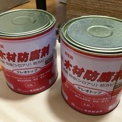 木材用防腐剤 2.5リットル 2個（ブラウン色）