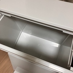 【最終値下げ】ニトリ　薄型ワイドペダルペール(2段 40L)の画像