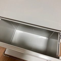 【最終値下げ】ニトリ　薄型ワイドペダルペール(2段 40L)の画像
