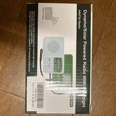 新品　ソーラーラジオの画像