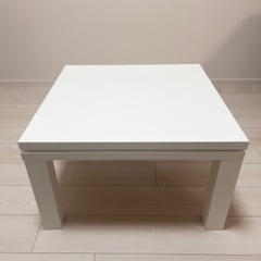 【期間限定出品】白色ローテーブルの画像