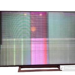 液晶割れ　 テレビの画像