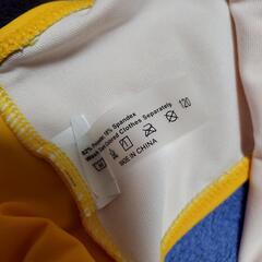 新品  120サイズ 水着  ひまわり 黄色 イエローの画像