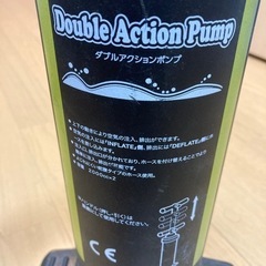 プールやエアベットなどにダブルアックションポンプの画像