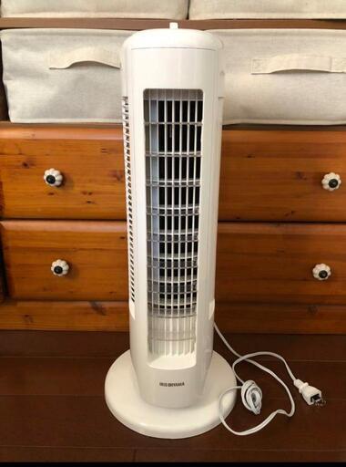 【終了】【美品】タワーファンmini 　扇風機　TWF-M6T-W アイリスオーヤマ