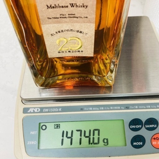 a0701605 ニッカ ウィスキー ブレンドオブニッカ 仙台工場20周年 記念