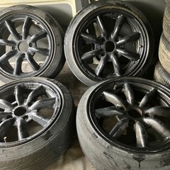ワタナベレーシング！15インチ！165/50R15!PCD114.3 