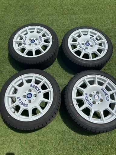 アバルト595 sparco TERRA スタッドレスセット