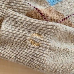 FRED PERRY アーガイルニットの画像
