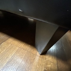レザーのソファーベッドの画像