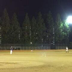 7月12日（金曜日）ナイター草野球　グローブ貸し出しもOKです