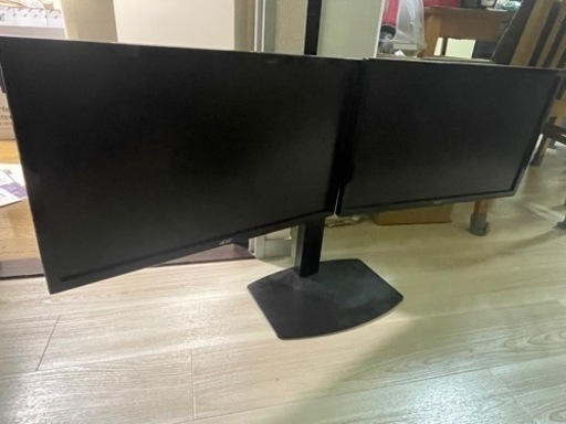 デュアルモニター　acer液晶ディスプレイフルHD 2枚セット