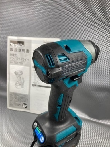 現行　マキタ TD173D 18V インパクトドライバー ブルー　本体のみ　no.274