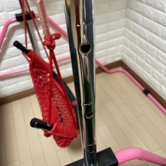 室内鉄棒(自作ブランコ、逆上がり補助ベルト付き)の画像