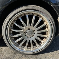 ベンツS550 サンルーフ　20インチアルミホイールの画像