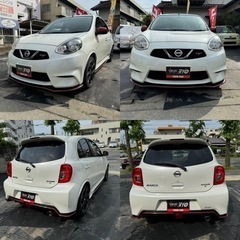 福岡発　日産　マーチニスモS MT車　車検2年付き　インテリジェントキーの画像